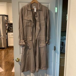 GAP Belted Trench Coat Size Large